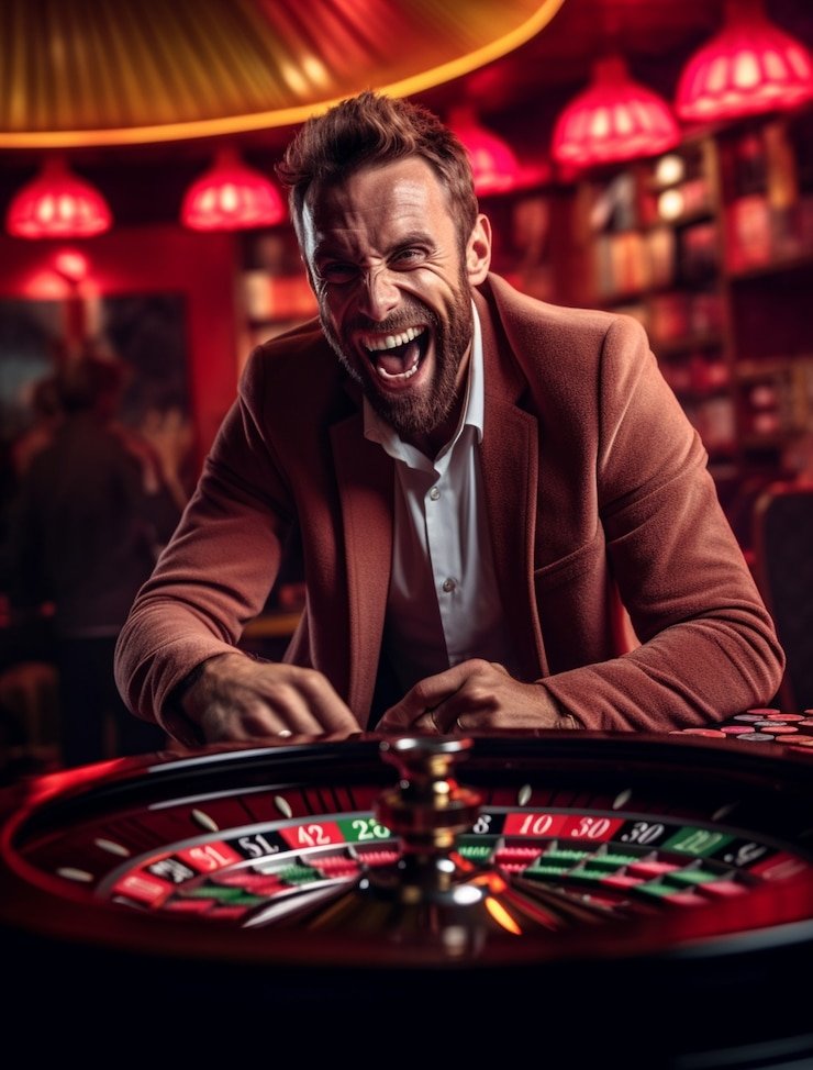 Tampilan meja live dealer blackjack dan roulette di aplikasi harapan77